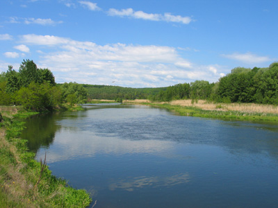 Река Оскол (район Чернянка - Раевка)